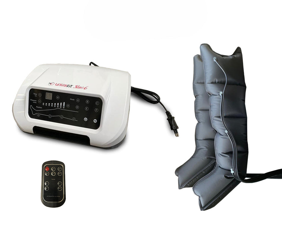 Slim 6 Apparecchio Pressoterapia Con 6 Programmi + 2 Gambali + Con Telecomando - URBAN FIT