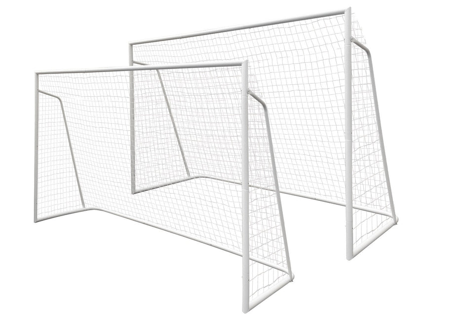 Set di 2 porte da calcio regolamentari mod.BIG CHAMP tubi maggiorati da 45 mm - misure 3 x 2 metri - BIGAMMA
