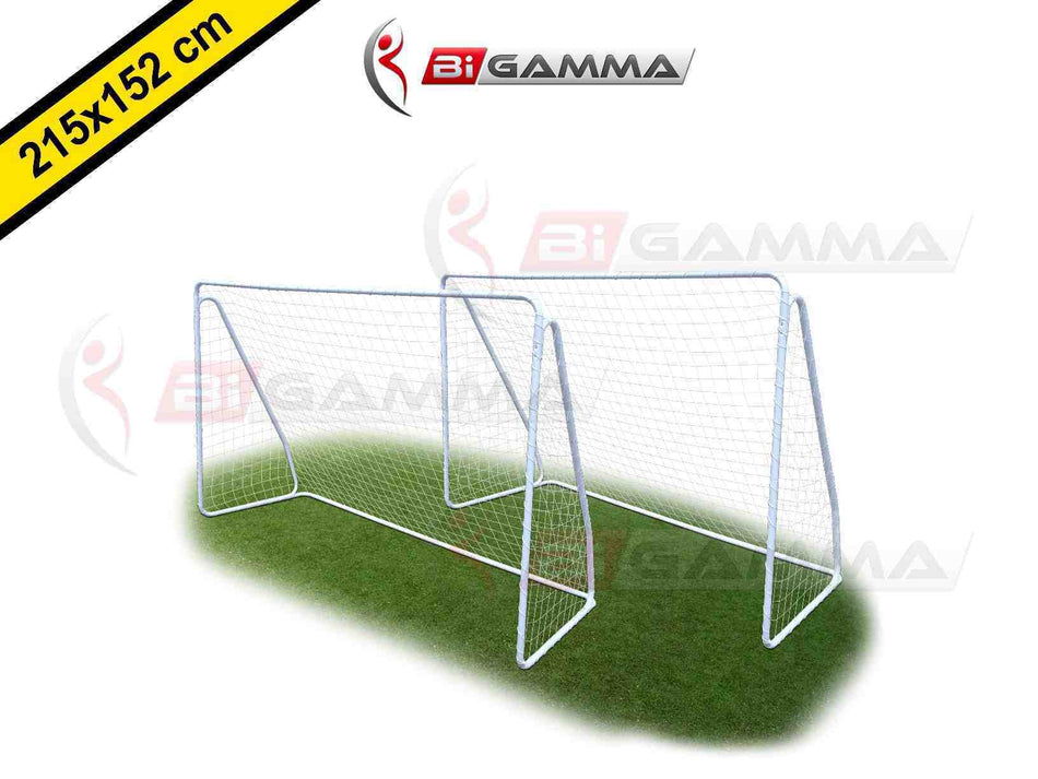 Set di 2 porte da calcetto modello SUPER CHAMP 215 x 152 cm . cod. SG-215 - BIGAMMA