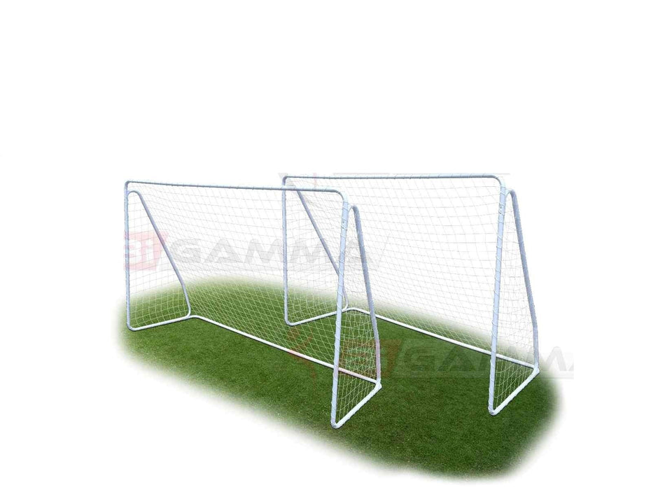 Set di 2 porte da calcio regolamentari mod. Super Goal misure 3 x 2 metri - BIGAMMA